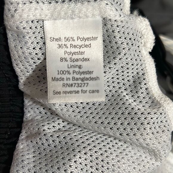 SONOMA Swim Trunks XL Gray Black Zip Pocket Drawstring Stretch Waistband Mesh - Picture 9 of 15